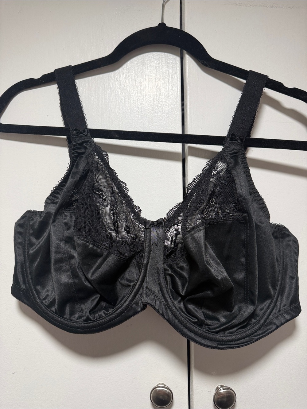 Elomi Black Lace Full-Cup Underwire Bra